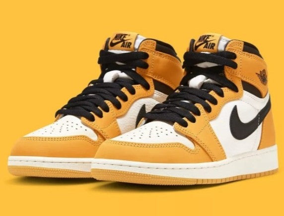 Nike Air Jordan 1 High Retro OG Yellow Ochre Black (Semi UA)