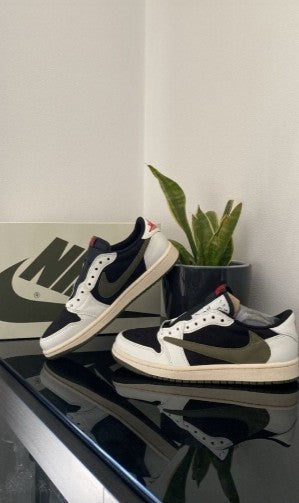 Nike Air Jordan 1 Low x Travis Scott Olive (Semi UA)
