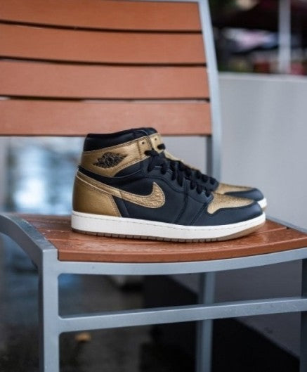Air Jordan 1 Retro High OG Black and Gold