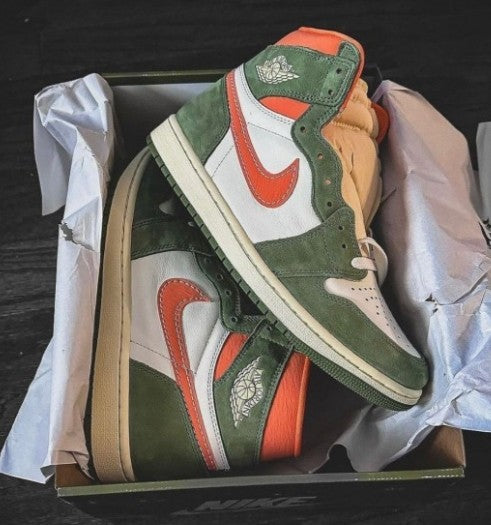 N_ike Air Jordan 1 High Retro OG Craft Celadon