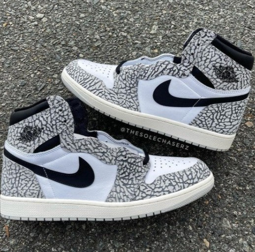 N_ike Air Jordan 1 High OG Elephant Print Semi