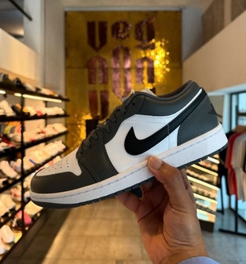 Air Jordan 1 Low White Black Iron Grey