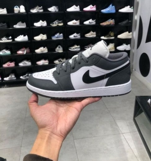 Air Jordan 1 Low White Black Iron Grey