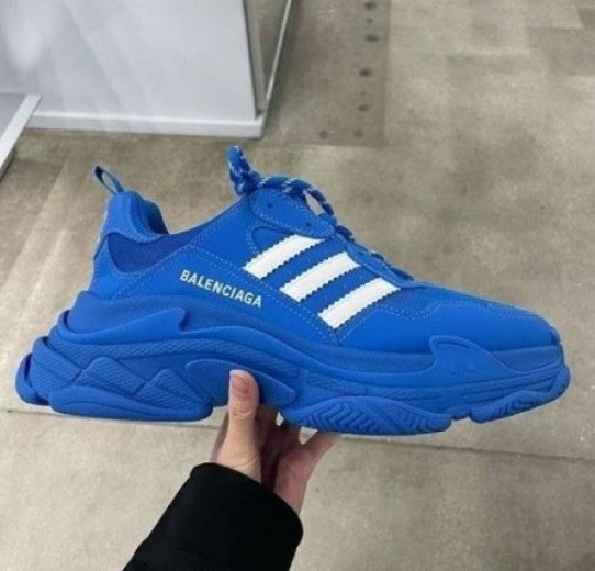 Balenciaga x adidas Triple S "Blue"