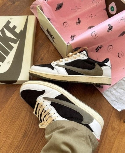 Nike Air Jordan 1 Low x Travis Scott Olive (Semi UA)