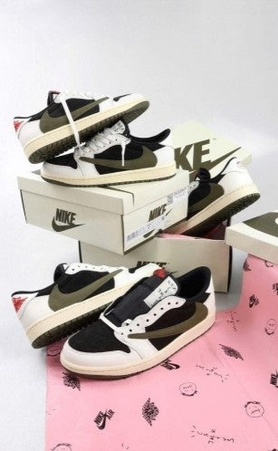 Nike Air Jordan 1 Low x Travis Scott Olive (Semi UA)