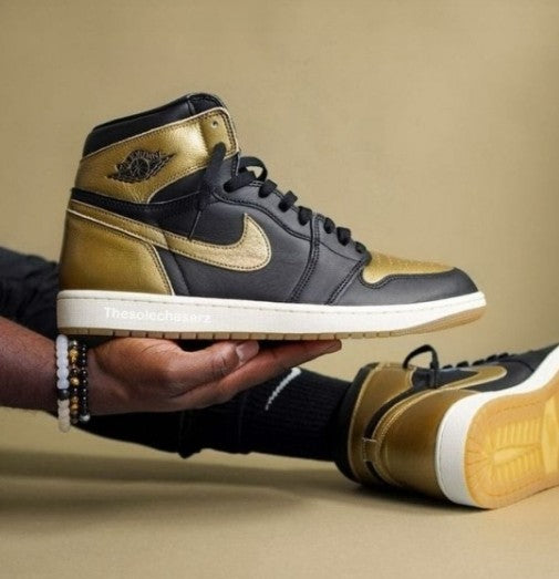 Air Jordan 1 Retro High OG Black and Gold