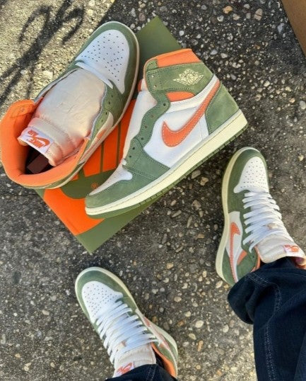 N_ike Air Jordan 1 High Retro OG Craft Celadon