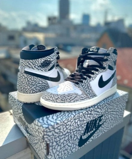 N_ike Air Jordan 1 High OG Elephant Print Semi